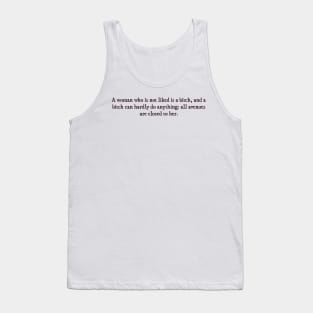 Mexican Gothic quote Tank Top